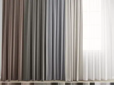 curtain 405 3D model
