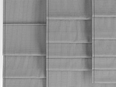 Roman blinds set 13 3D model