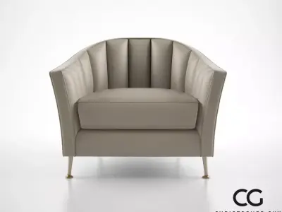Christopher Guy Alexandrine Armchair 3D model