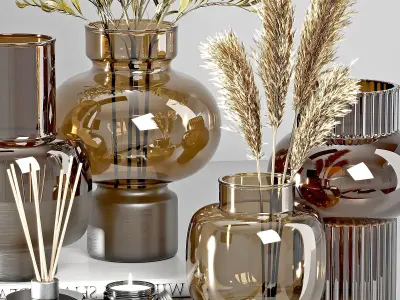 decorative set18 3D model purchase