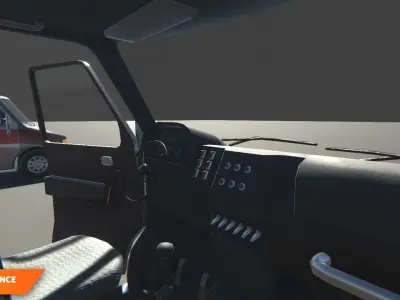 Ambulance - hospital props 3D model