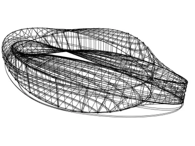 Mobius Hall strip 3D model