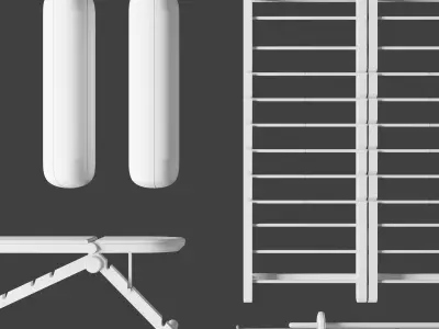 PENT luxury fitness equipment 3D model