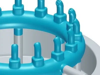 Kids Water Fountain Toy 3D model