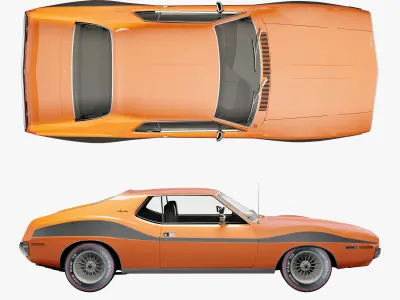 AMC javelin-1972 3D model