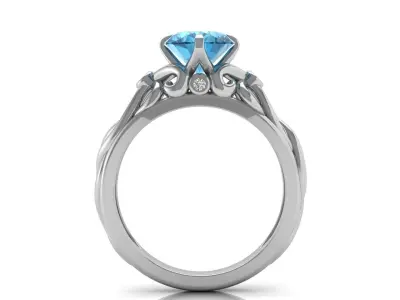 Celtic ring 3D print model