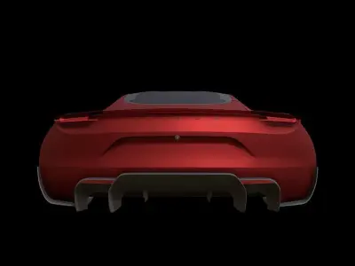 Tesla Roadster Electric Supercar 2020 3D model