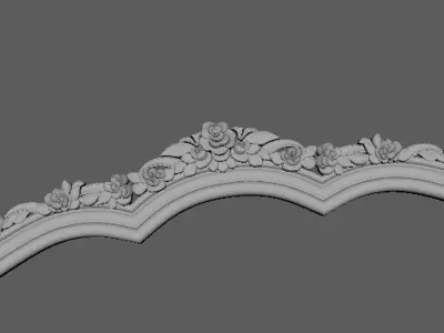 headboard and footboard 3D model