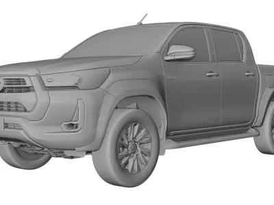 Toyota Hilux 2020 3D print model
