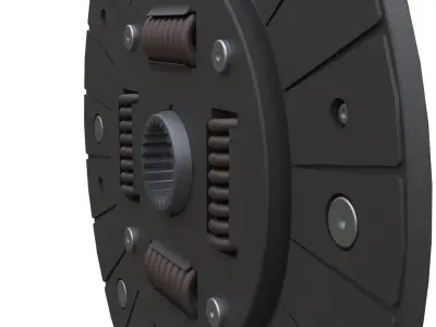 Clutch disc 3D model