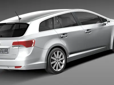Toyota Avensis Estate 2013 3D model