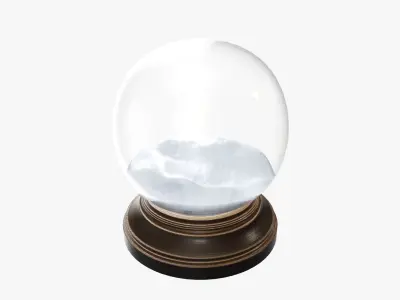 Snow globe toy 01 3D model