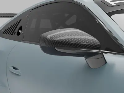 Porsche 911 GT3 RS Low-poly 3D model from CGTrader