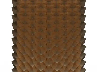 3D Wall Panel 09 Low-poly 3D model