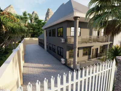 Family Mansion 3D model