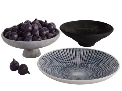 Pottery Barn - Collection of handmade crafts 3D model