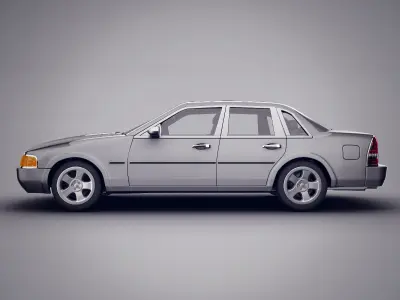 Generic Sedan 3D model