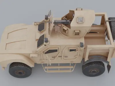 Combat Multi-Role Vehicle Low-poly 3D model