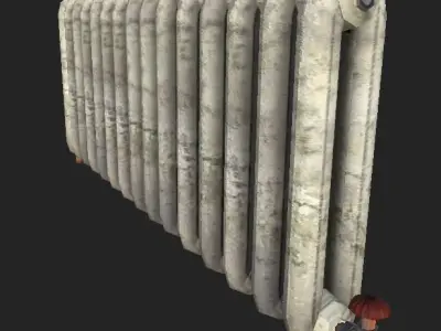 Radiator Low-poly 3D model