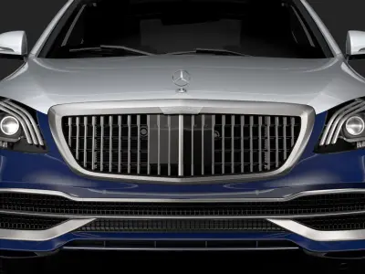Mercedes Maybach S 650 X222 2019 3D model