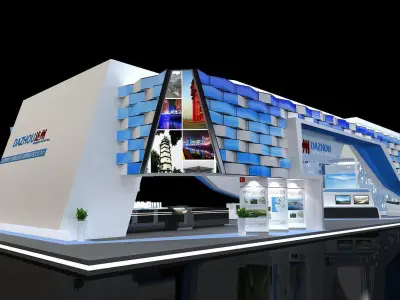 Exhibition - Area - 36X15-3DMAX2009-08 3D model