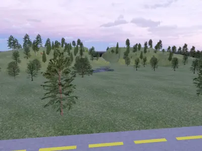 Hill Revit - Mountain Revit - Forest Revit 3D model