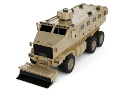 Military AEV 3D model by hugobr - PBR