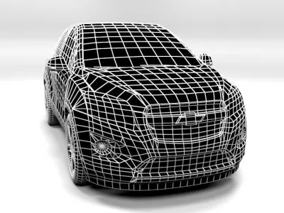 CHEVROLET TRAX 2014 LOWPOLY Low-poly 3D model