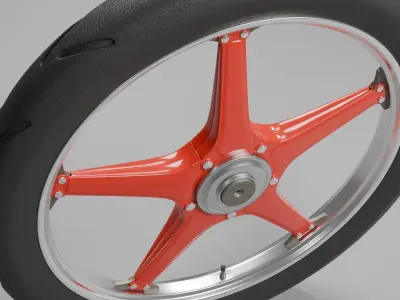 Rim Peugeot 103 Leleu extra 3D model
