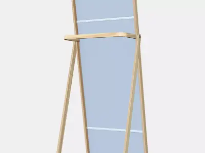IKORNNES Standing mirror 3D model