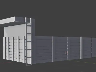 MAN Nosed Truck Static Rock Trailer for 3D Print 3D print model