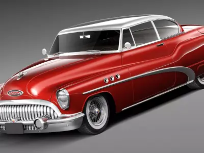 Buick Super Riviera Coupe 1953 3D model