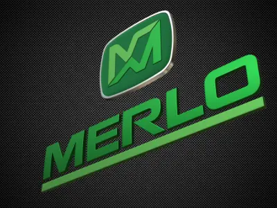 merlo logo 3D model