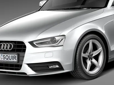 Audi A4 Avant 2013 3D model