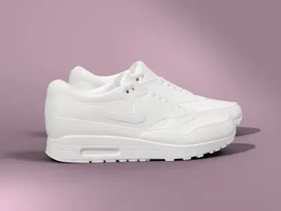 Nike sneakers shoes high poly 3D model