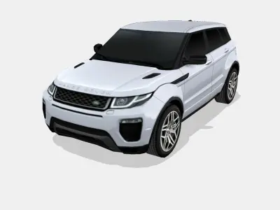 Range Rover Evoque Low-poly 3D model