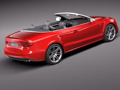 Audi S5 Convertible 2012 3D model