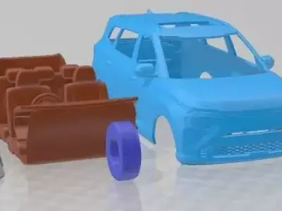 Kia Carens 2024 Printable Car 3D print model