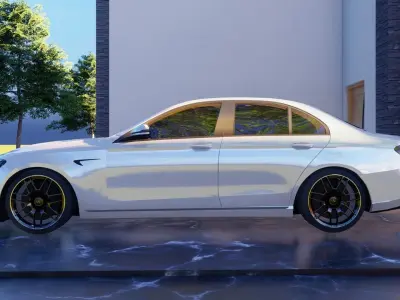 Mercedes E63 Amg Sedan 2021 3D model