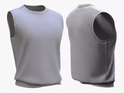 Tshirt 16 - All MH Bodies - UE5 Skeletons - Rigged Low-poly 3D model