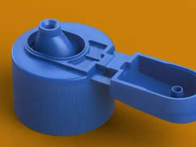 detergent cap 3D print model