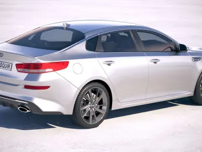 Kia Optima LX 2019 3D model