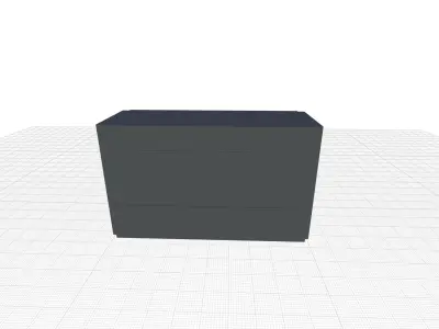 Mcinturff Drawer Dresser 3D model