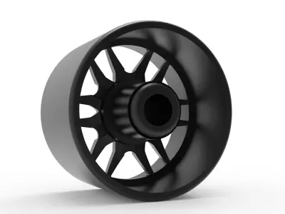 fuel off road clash wheel 3d print model 3D print model