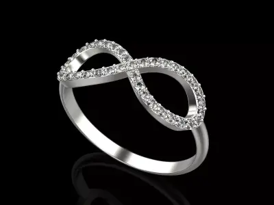 Infinity ring 35 3D print model