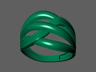 Plain Ring Women Ready STL 3DM Models Womens Rings 3D models 3D print model