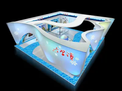 Exhibition - Area - 20X18-3DMAX2009-06 3D model