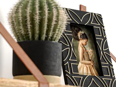 Apple Artistic Home Office Work Place 3D model