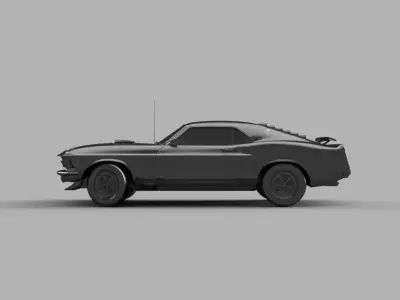 1969  Mach 1 3D model