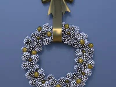 Christmas Wreath 3D model